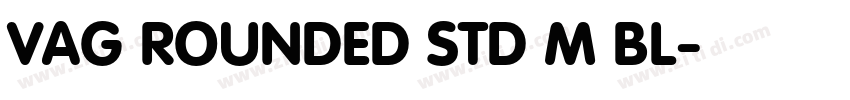 VAG ROUNDED STD M BL字体转换